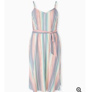 Torrid Sz 2 Striped Dress NWT